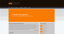Desktop Screenshot of onecapital.com